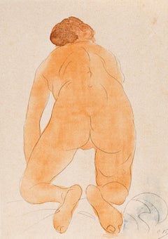 Rodin, Composition, Douze aquarelles de Auguste Rodin (after)