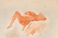 Rodin, Composizione, Douze aquarelles de Auguste Rodin (after) Auguste Rodin