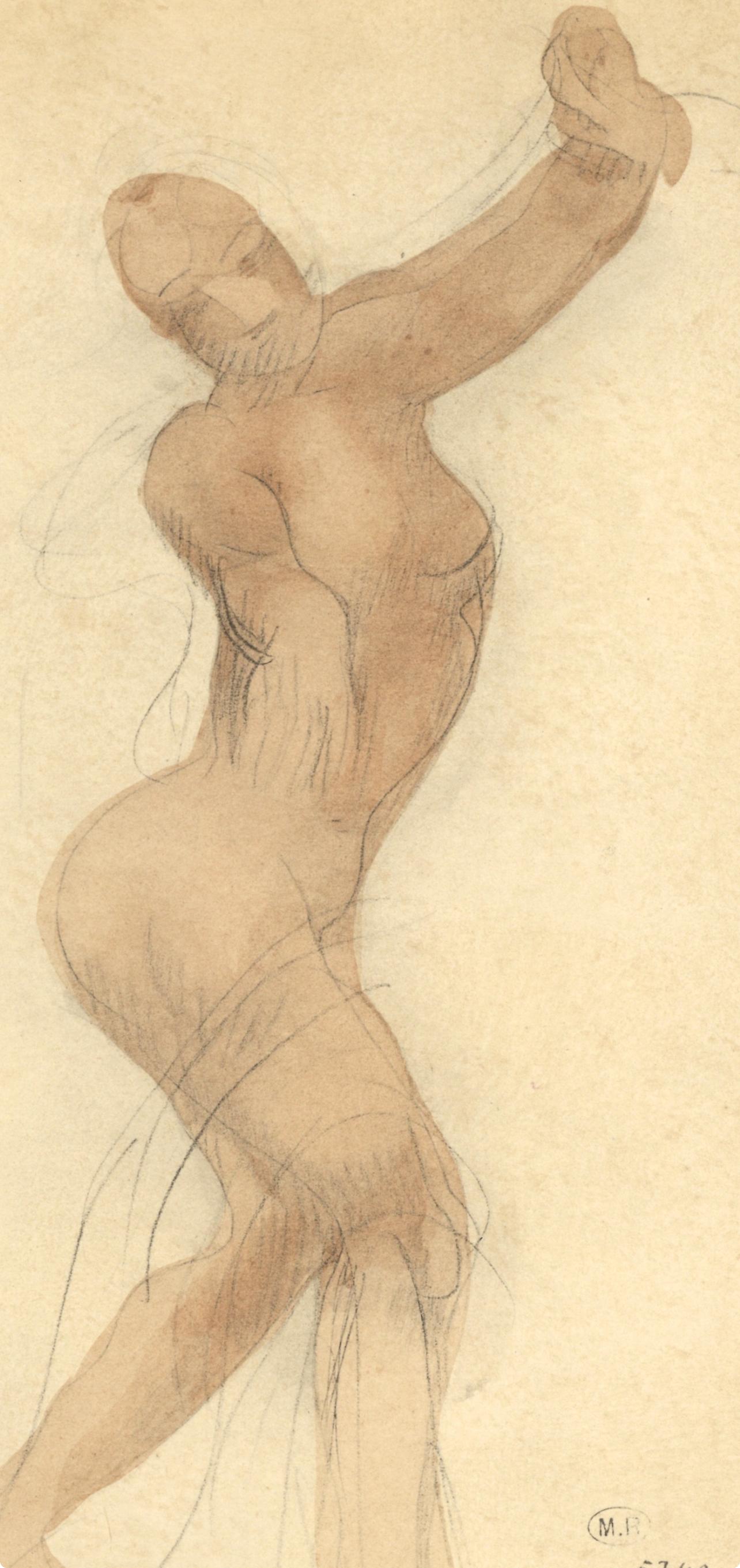 Rodin, Composition, La Varende, Rodin (after) - Print by Auguste Rodin