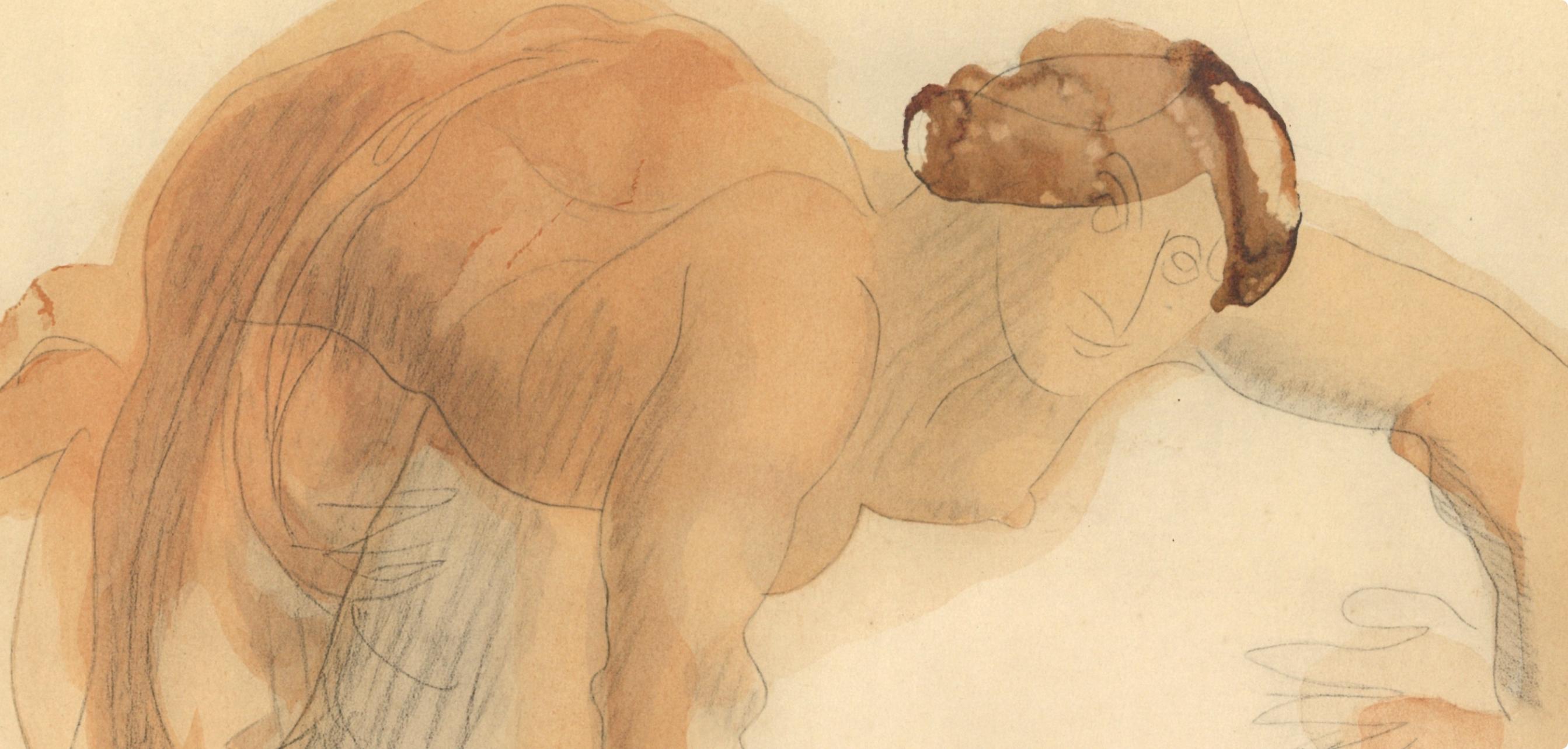 Rodin, Composition, La Varende, Rodin (après) - Moderne Print par Auguste Rodin