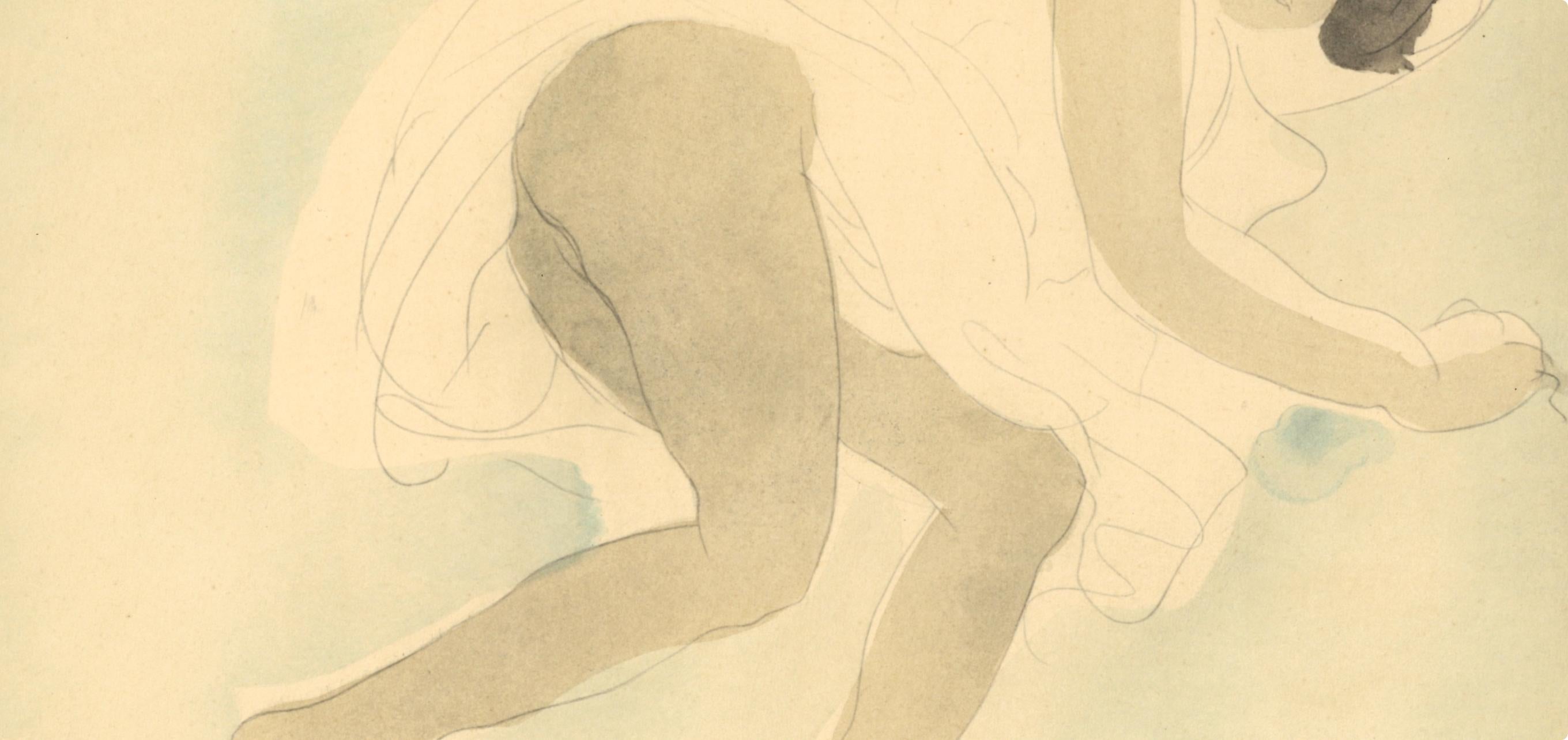 Rodin, Composition, La Varende, Rodin (after) - Modern Print by Auguste Rodin