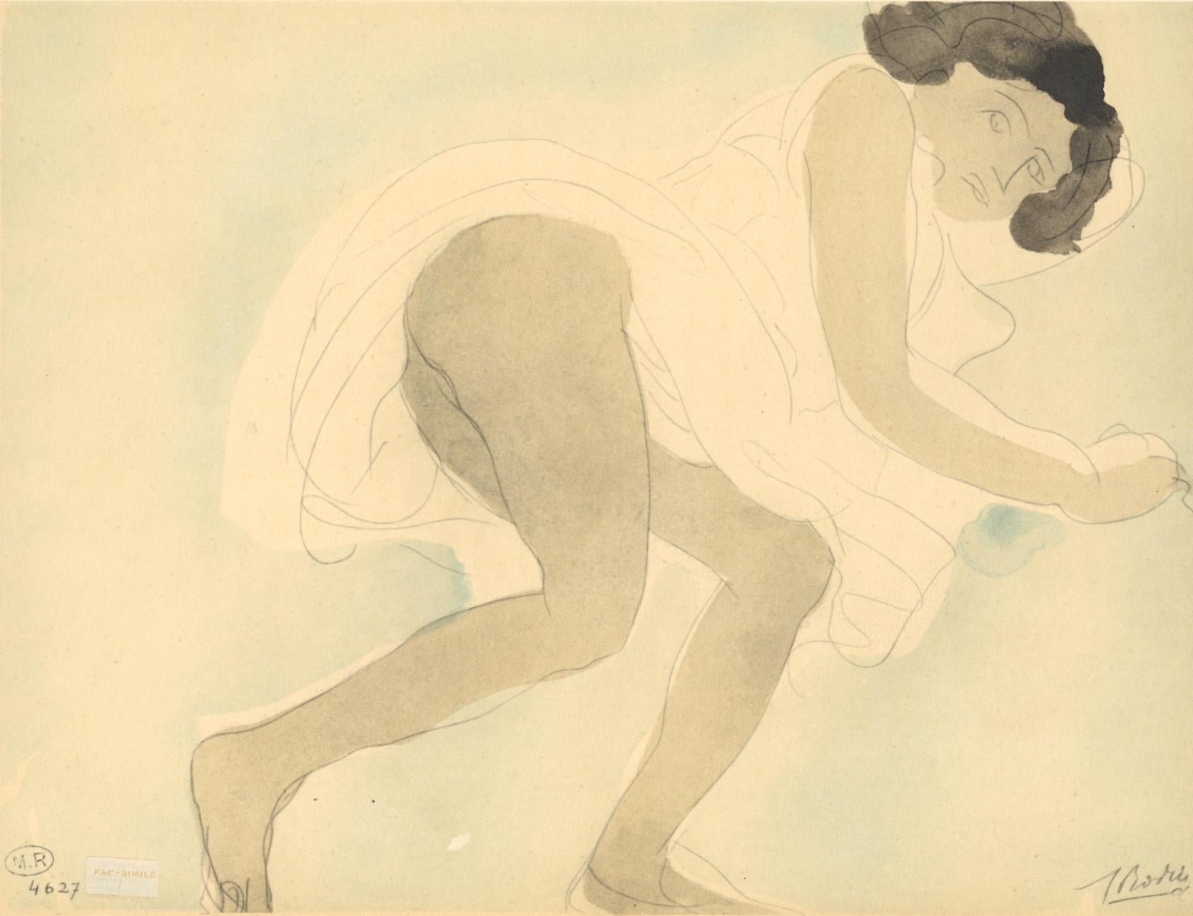 Auguste Rodin Landscape Print - Rodin, Composition, La Varende, Rodin (after)
