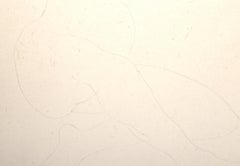 Seated Nude with One Arm Behind Head, Impressionist Lithograph by Auguste Rodin