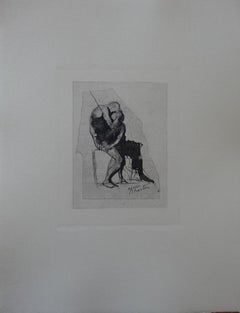 Il bacio - Incisione, (Ed. (Goupil, 1897)