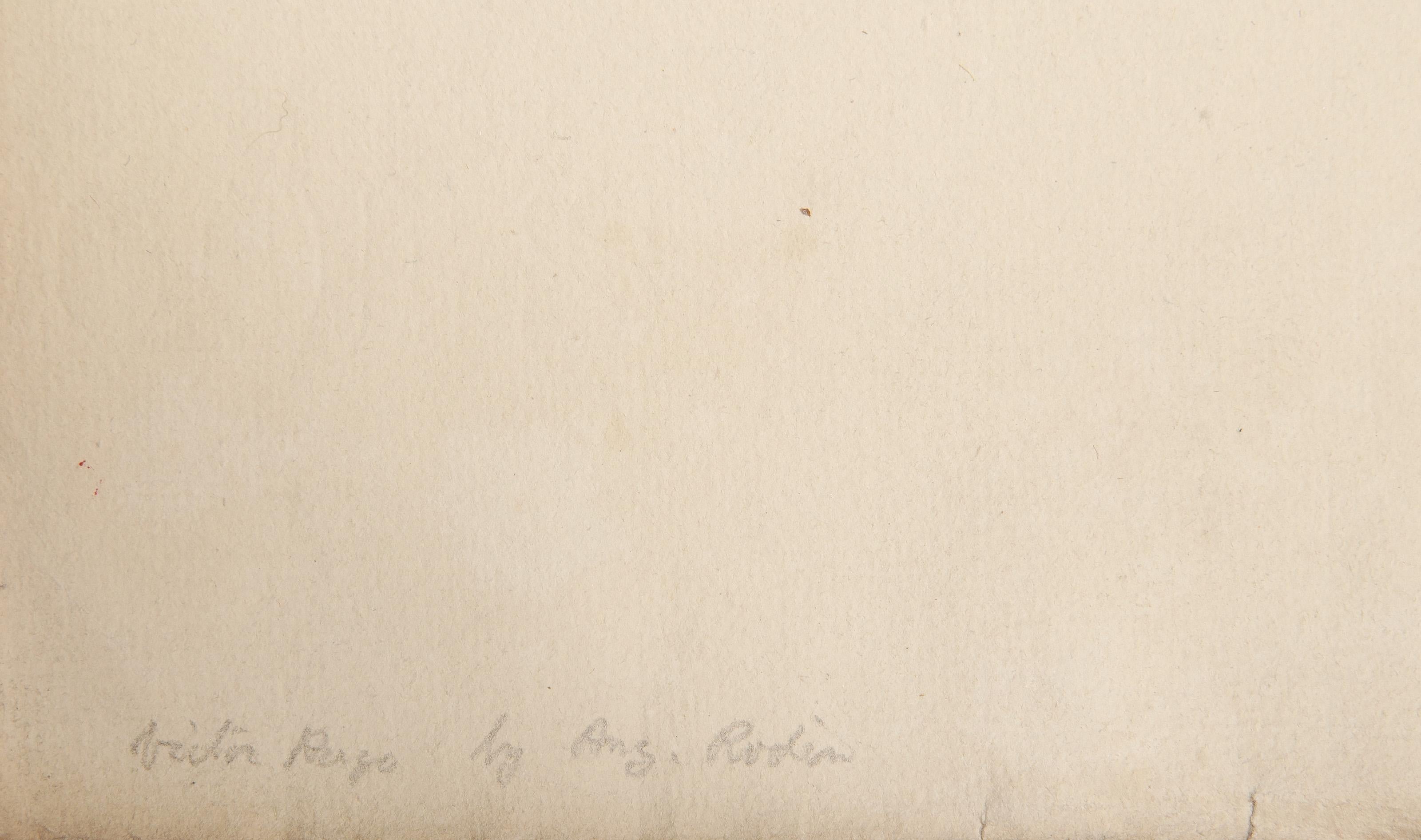 Victor Hugo, de Face (State 5), Impressionist Etching by Auguste Rodin For Sale 3