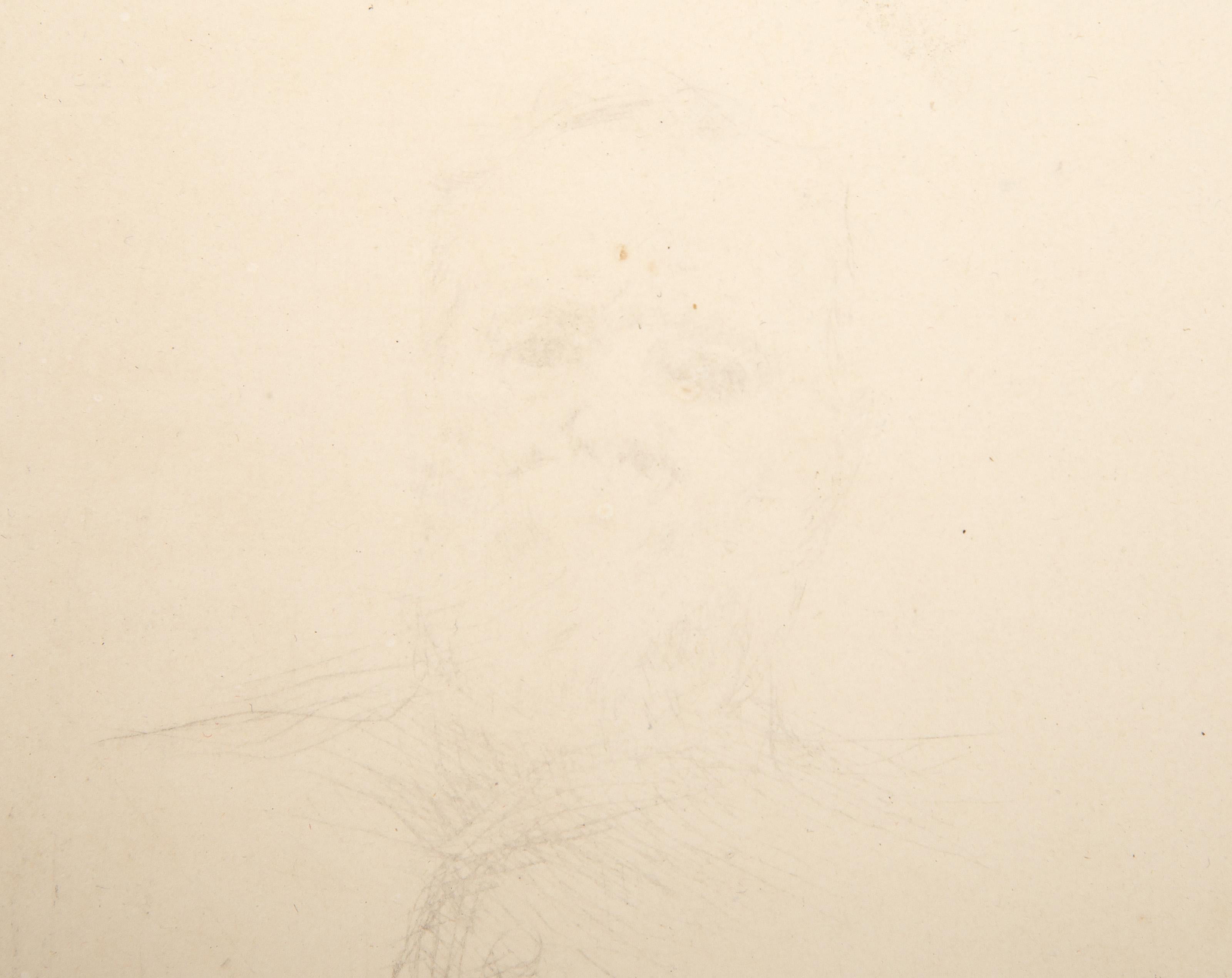 Victor Hugo, de Face State Nine, Impressionist Etching by Auguste Rodin For Sale 2
