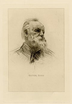 Victor Hugo, de trois quarts