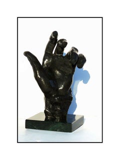 Auguste Rodin Original Bronze Sculpture Signed Left Hand Gantz Foundry Artwork