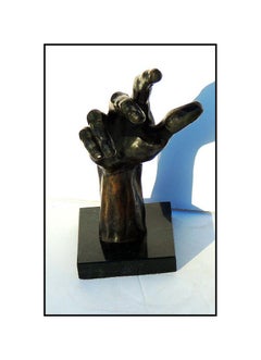 Auguste Rodin Right Hand Bronze Sculpture Signed Gantz Foundry Authentic Artwork