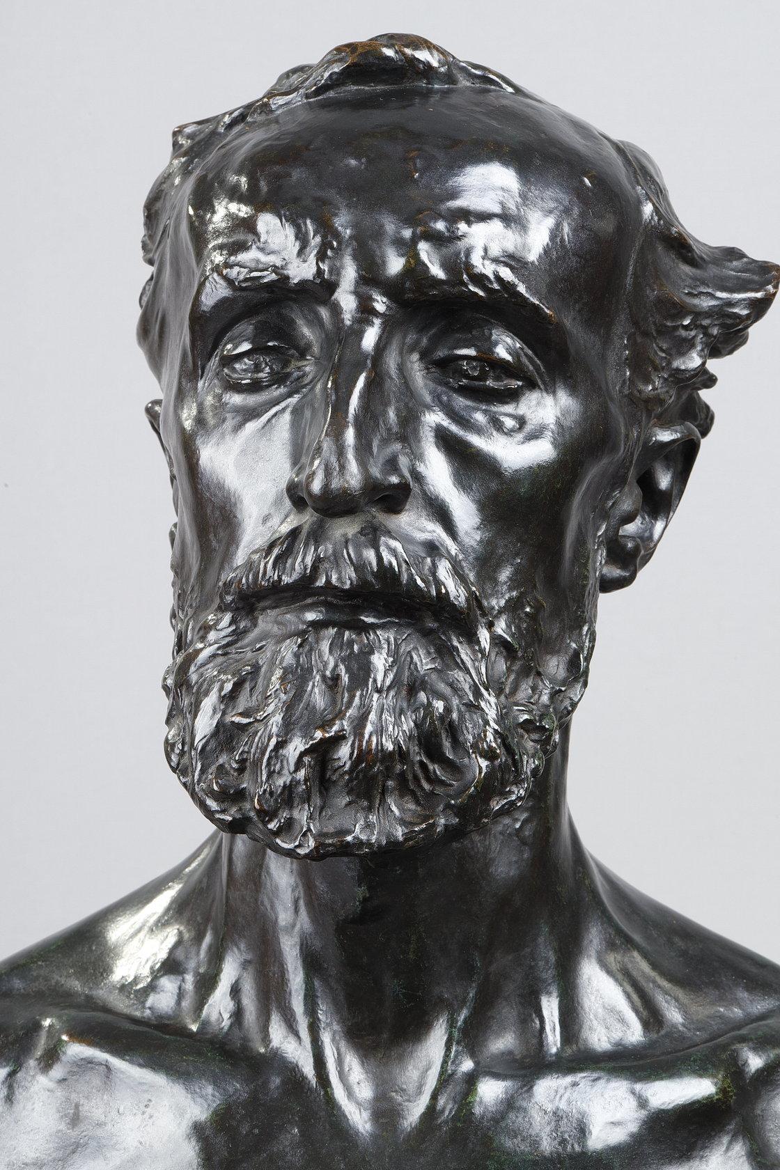 Busto de Jules Dalou - Sculpture Escuela francesa de Auguste Rodin