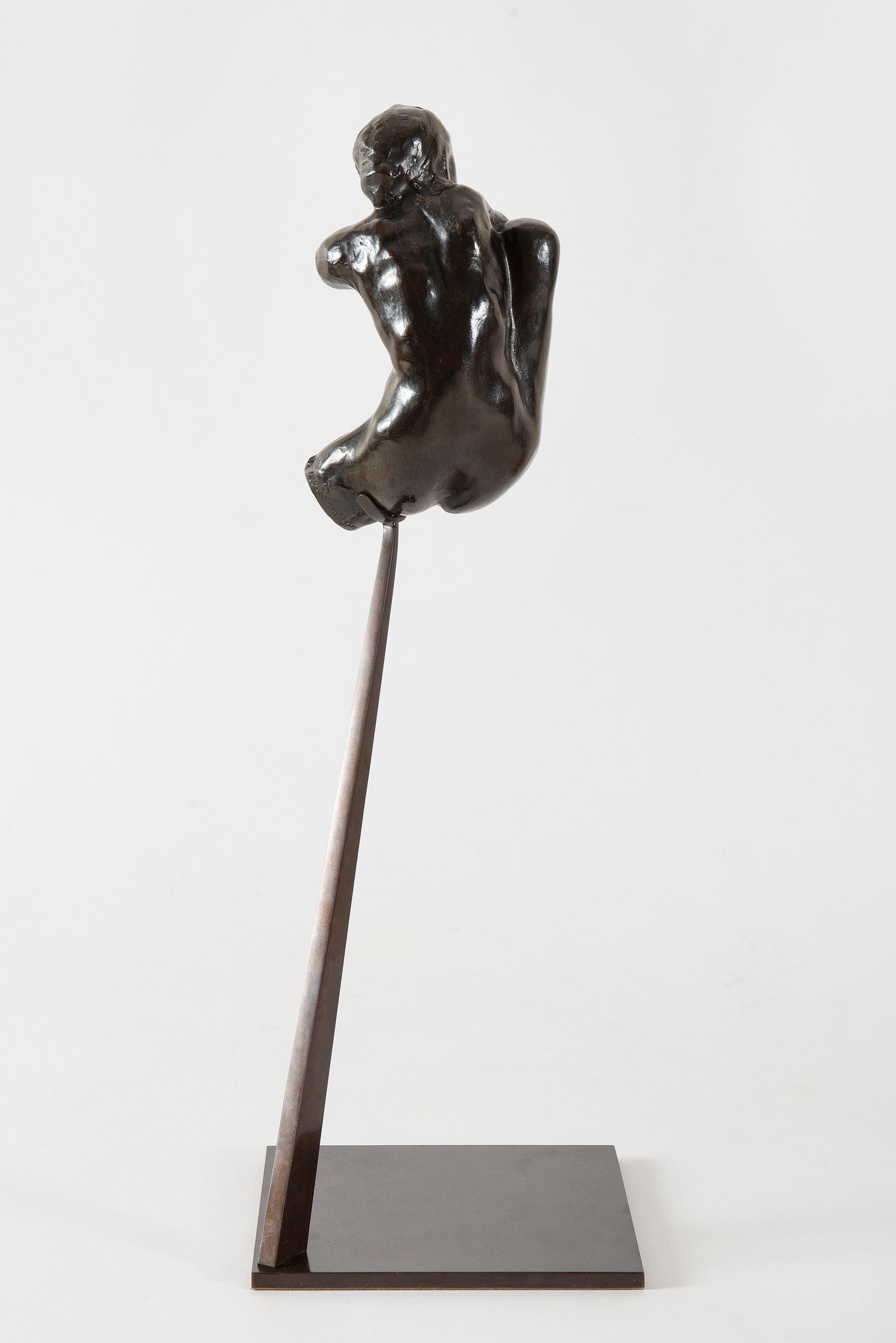 Iris Kleine Studie, Auguste Rodin, Bronze, Skulptur, Moderne Kunst,  1970er Jahre, Akte im Angebot 2