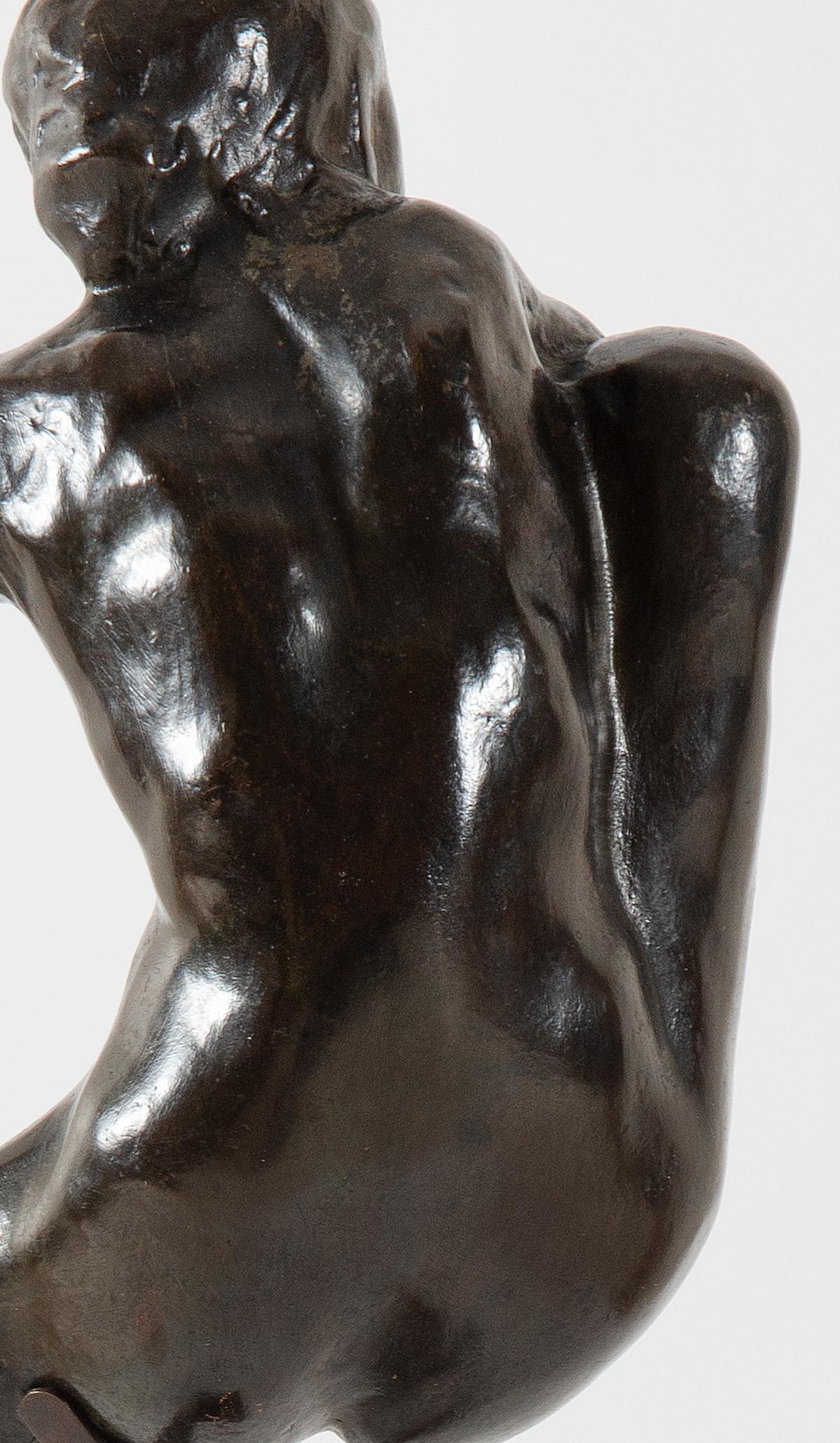 Iris Kleine Studie, Auguste Rodin, Bronze, Skulptur, Moderne Kunst,  1970er Jahre, Akte im Angebot 3