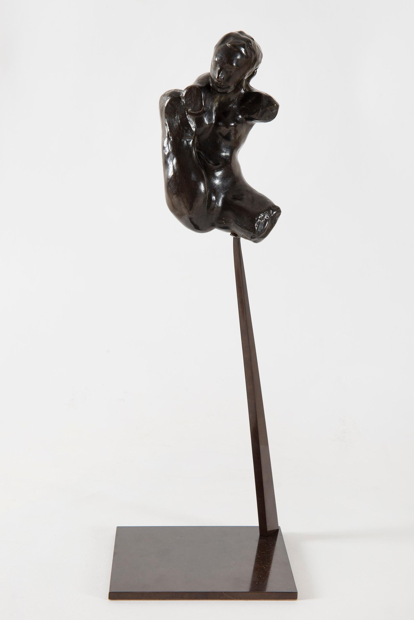 Petite étude d'Iris Rodin, Auguste Rodin, Bronze, Sculpture, Art moderne  1970's, Nus