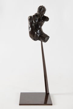 Vintage Iris little study, Auguste Rodin, Bronze, Sculpture, Modern Art,  1970's, Nudes