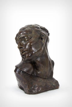 Head of Lust Bronze  signed After  A. Rodin