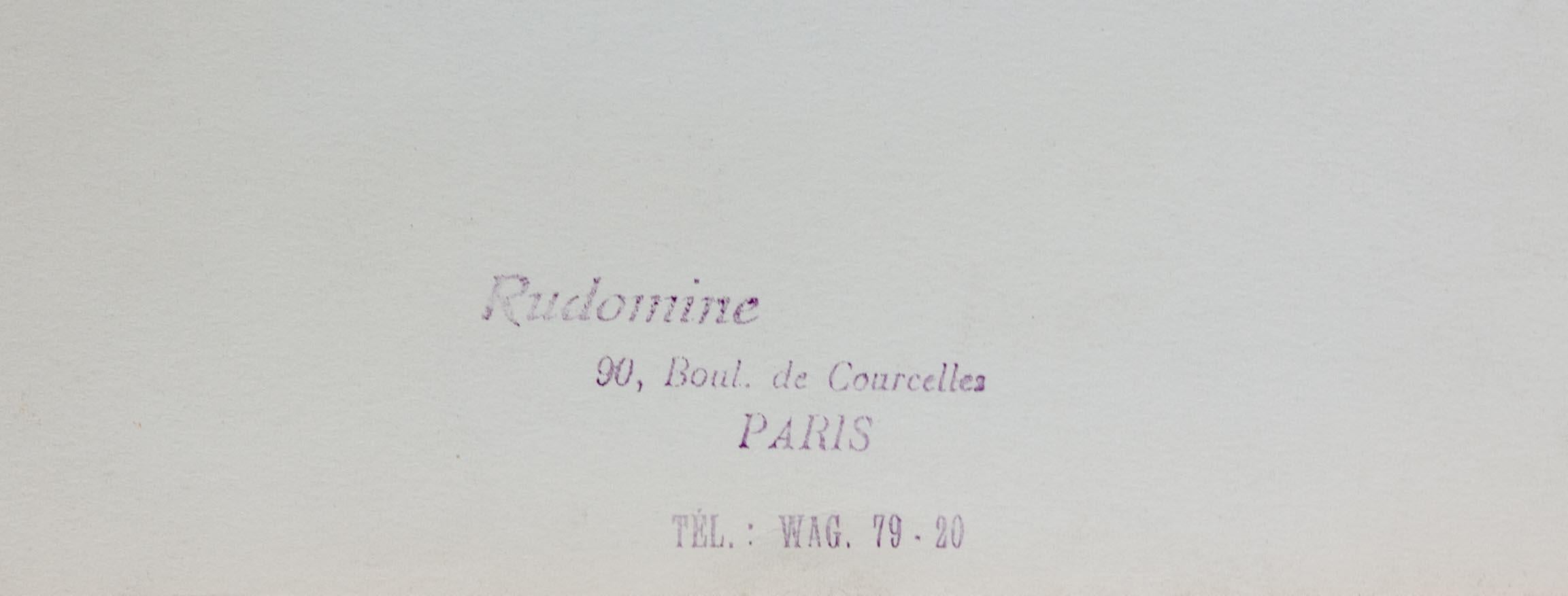 Vintage By  Fotografie von Auguste Rodin Skulptur von Albert Rudomine – Photograph von Auguste Rodin & Albert Rudomine