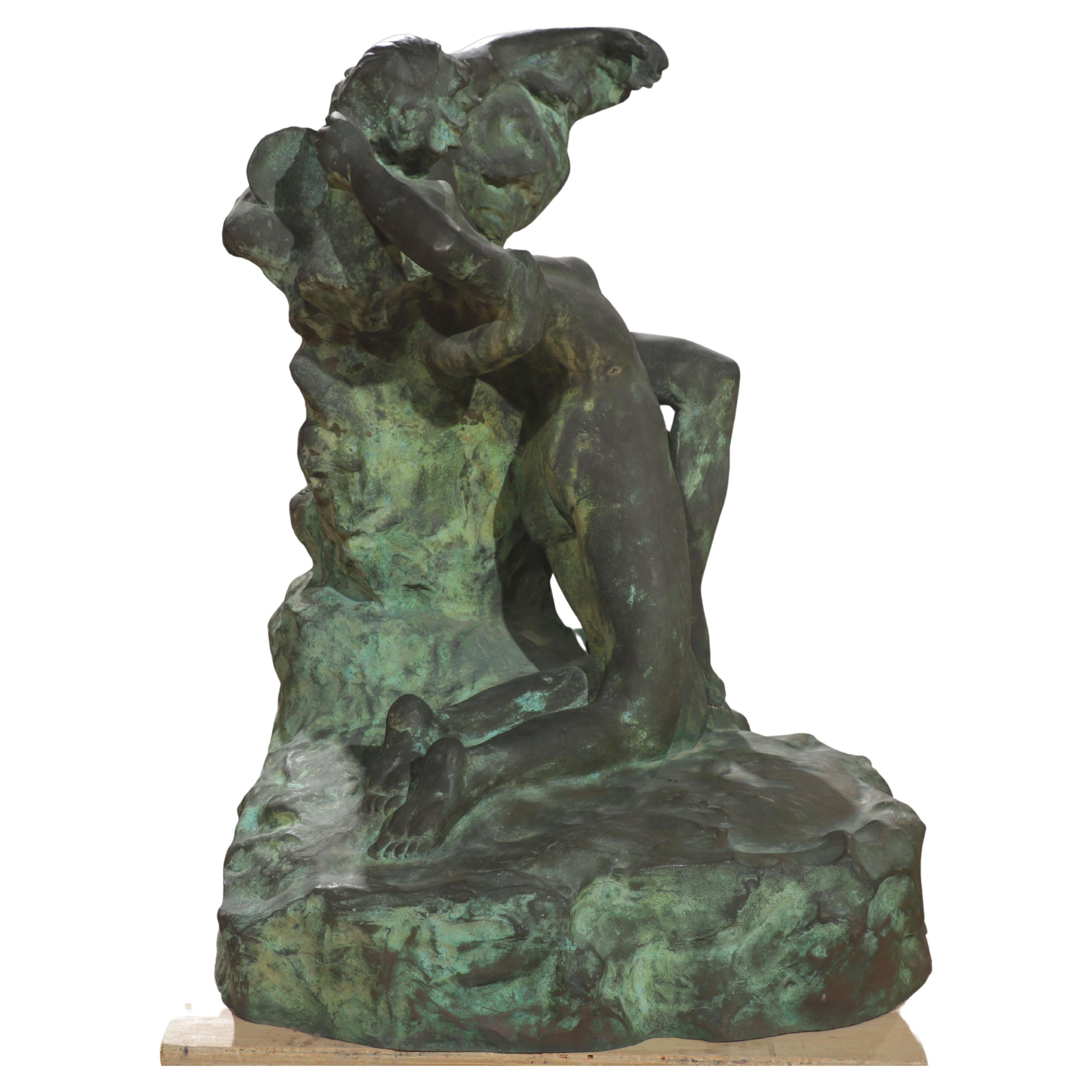 Romantique Réplique de l'Éternel Printemps d'Auguste Rodin, « Temps de printemps éternel », 1884 en vente