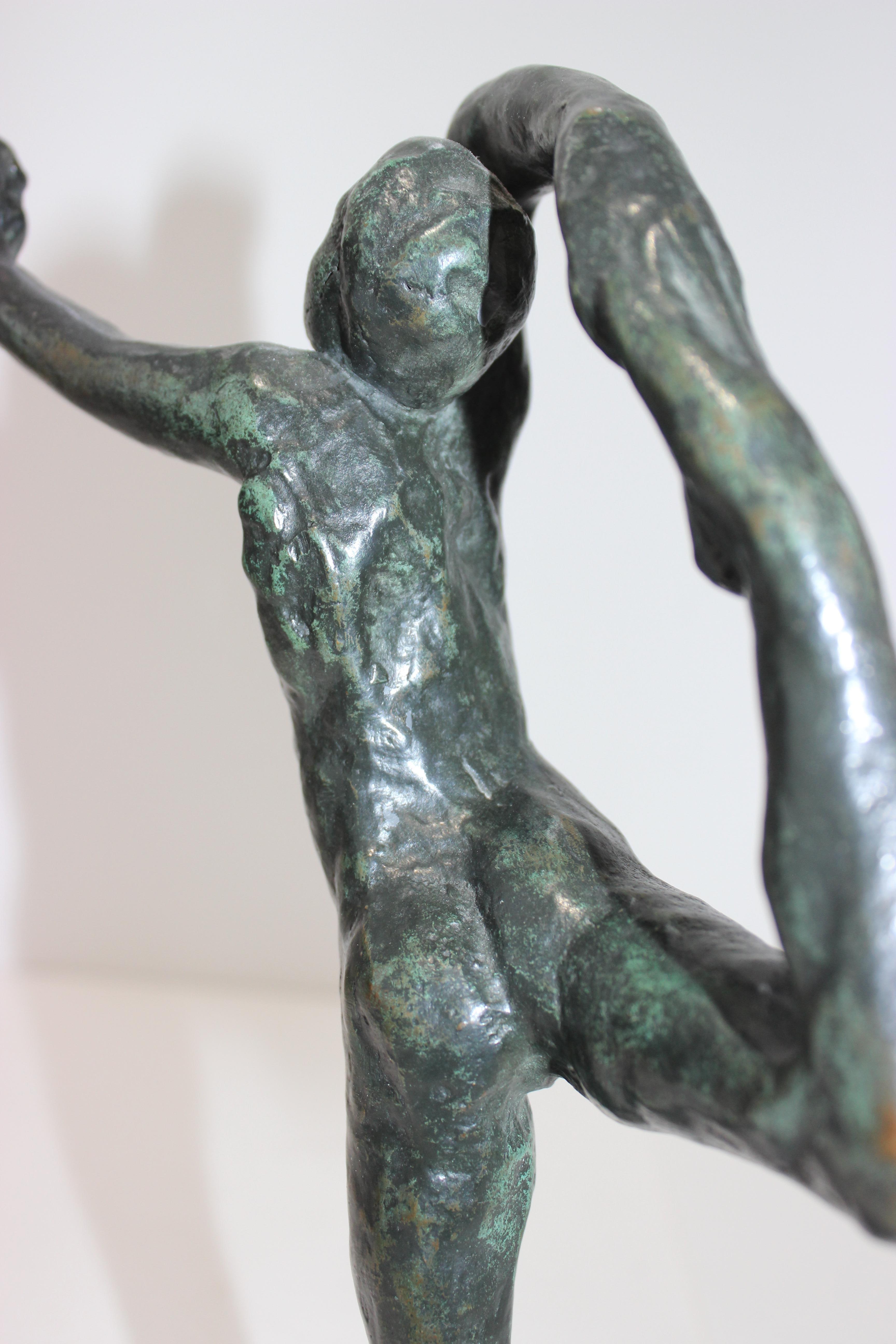20th Century Auguste Rodin Style Bronze Sculpture of a Dancer