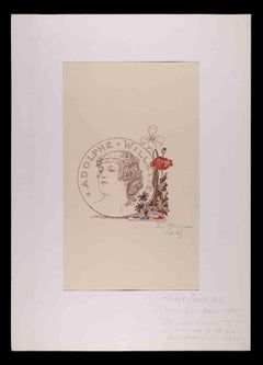 Tribute to Adolphe Villette - Lithograph by Auguste Roedel - Late 19th Century