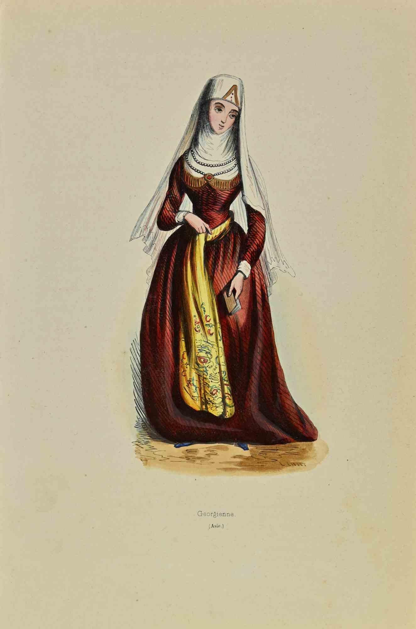 Georgian - Lithograph by Auguste Wahlen - 1844