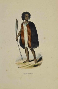 Guerrier de Souraki - Lithographie von Auguste Wahlen - 1844