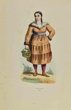 Kamtchadale - Lithograph by Auguste Wahlen - 1844