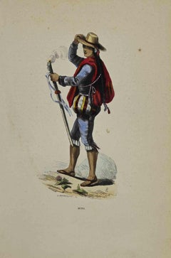 Metis - Lithographie von Auguste Wahlen - 1844