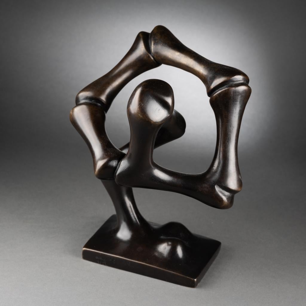 Augustin CARDENAS (1927-2001) : „Der Baum“, patinierte Original-Bronzeskulptur  (Organische Moderne) im Angebot