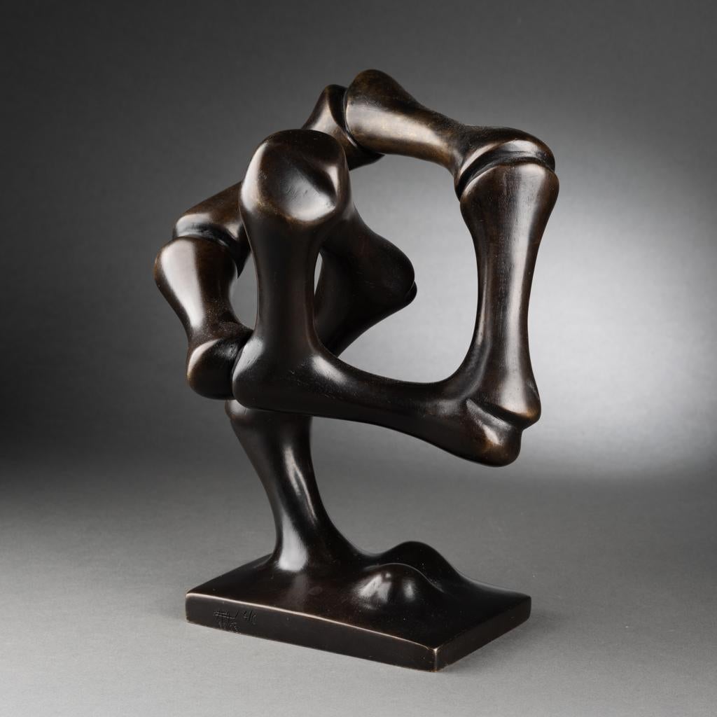 Augustin CARDENAS (1927-2001) : „Der Baum“, patinierte Original-Bronzeskulptur  (Französisch) im Angebot