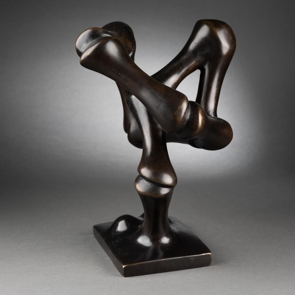 Augustin CARDENAS (1927-2001) : „Der Baum“, patinierte Original-Bronzeskulptur  (Patiniert) im Angebot