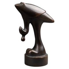 Agustín Cárdenas: «Giniguano» —escultura de bronce de un pájaro abstracto— 1974