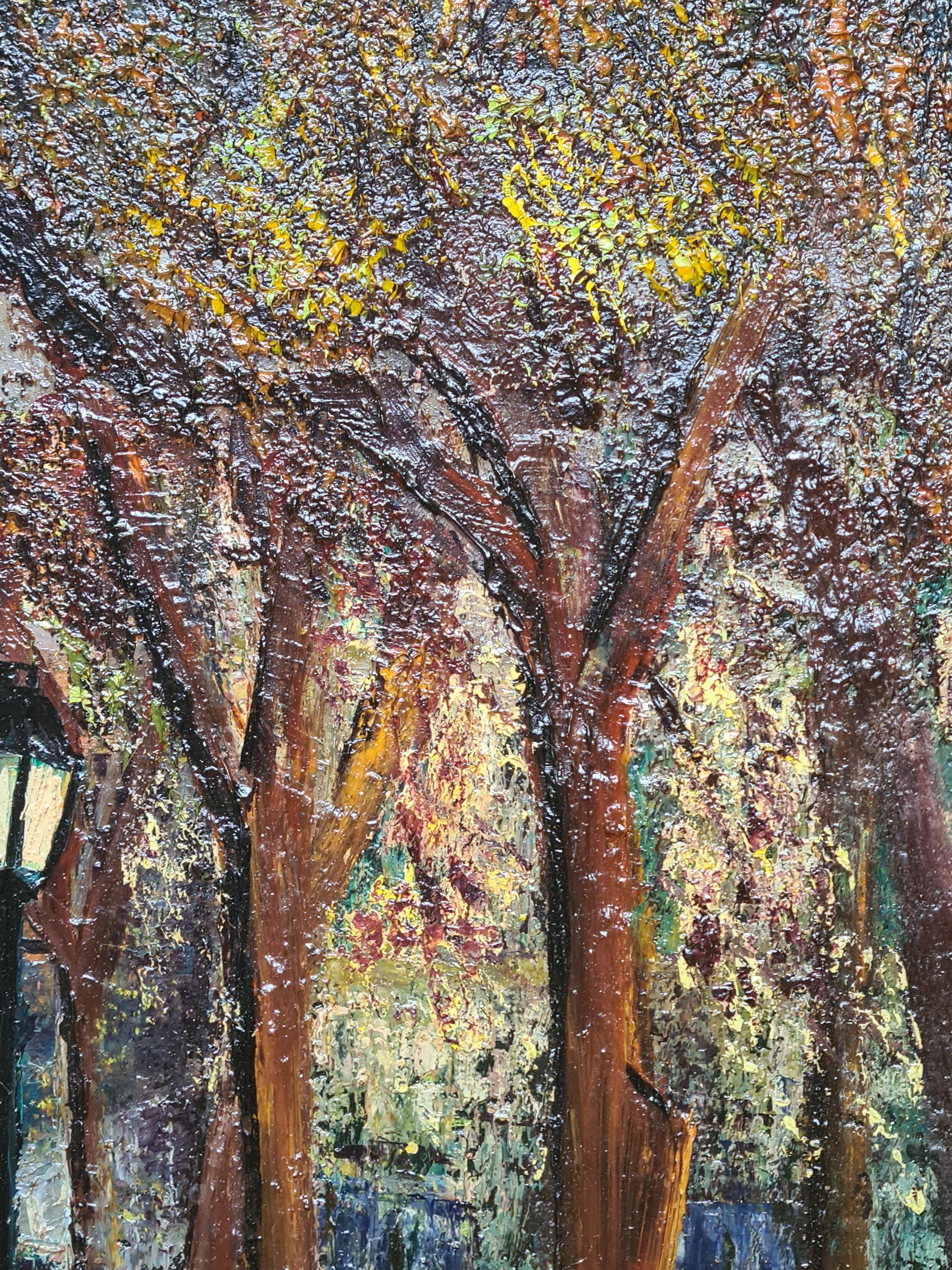 Paris School Cityscape, Circle of Maurice Utrillo, La Mère Catherine Montmartre For Sale 3