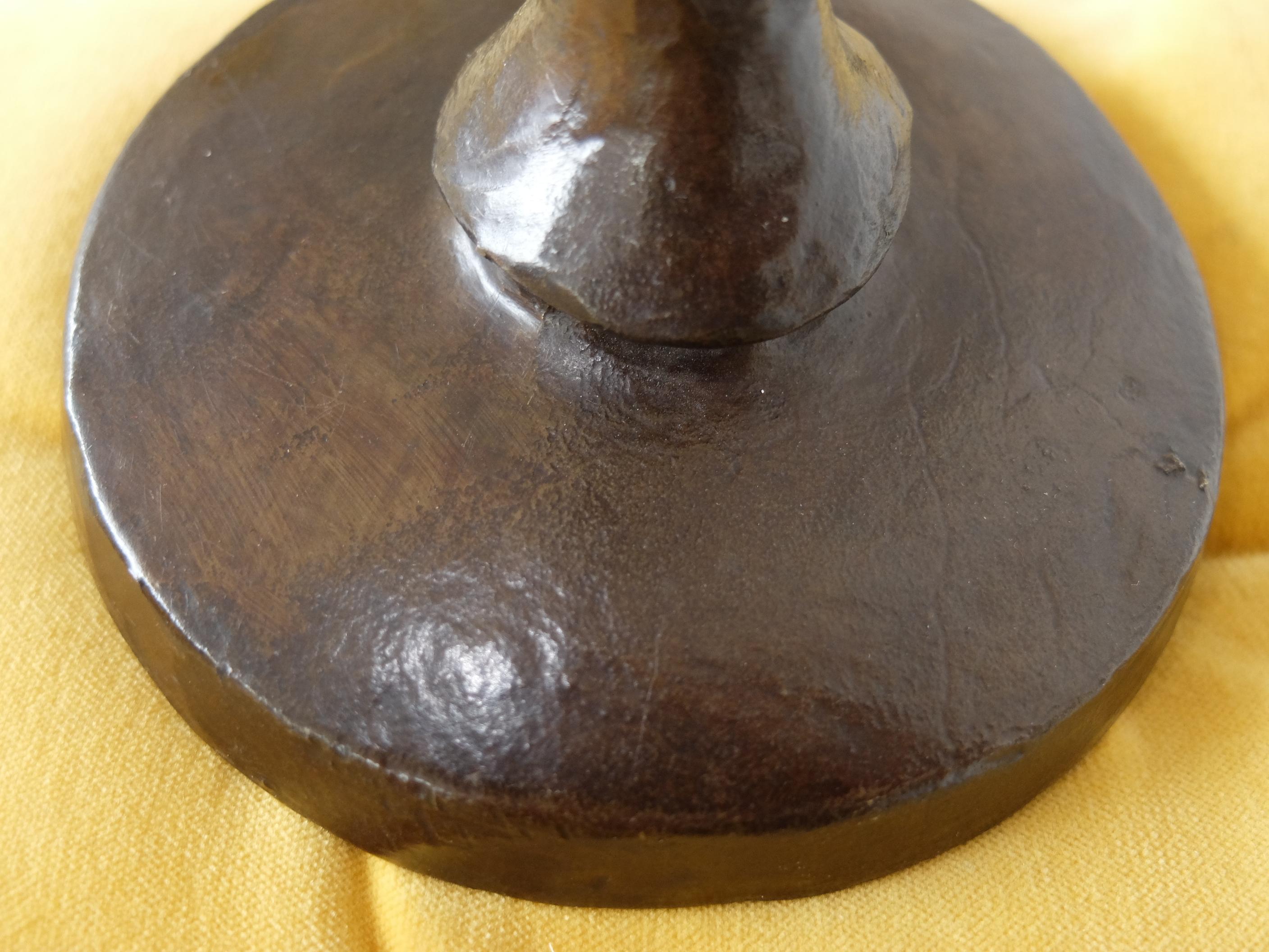 Augustin Granet Table Lamp Solid Patinated Bronze Not Giacometti But, See Video 5