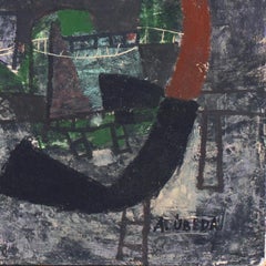 'Parade of the Bulls', Parigi, Surrealista spagnolo, Ex collezione La Jolla Museum