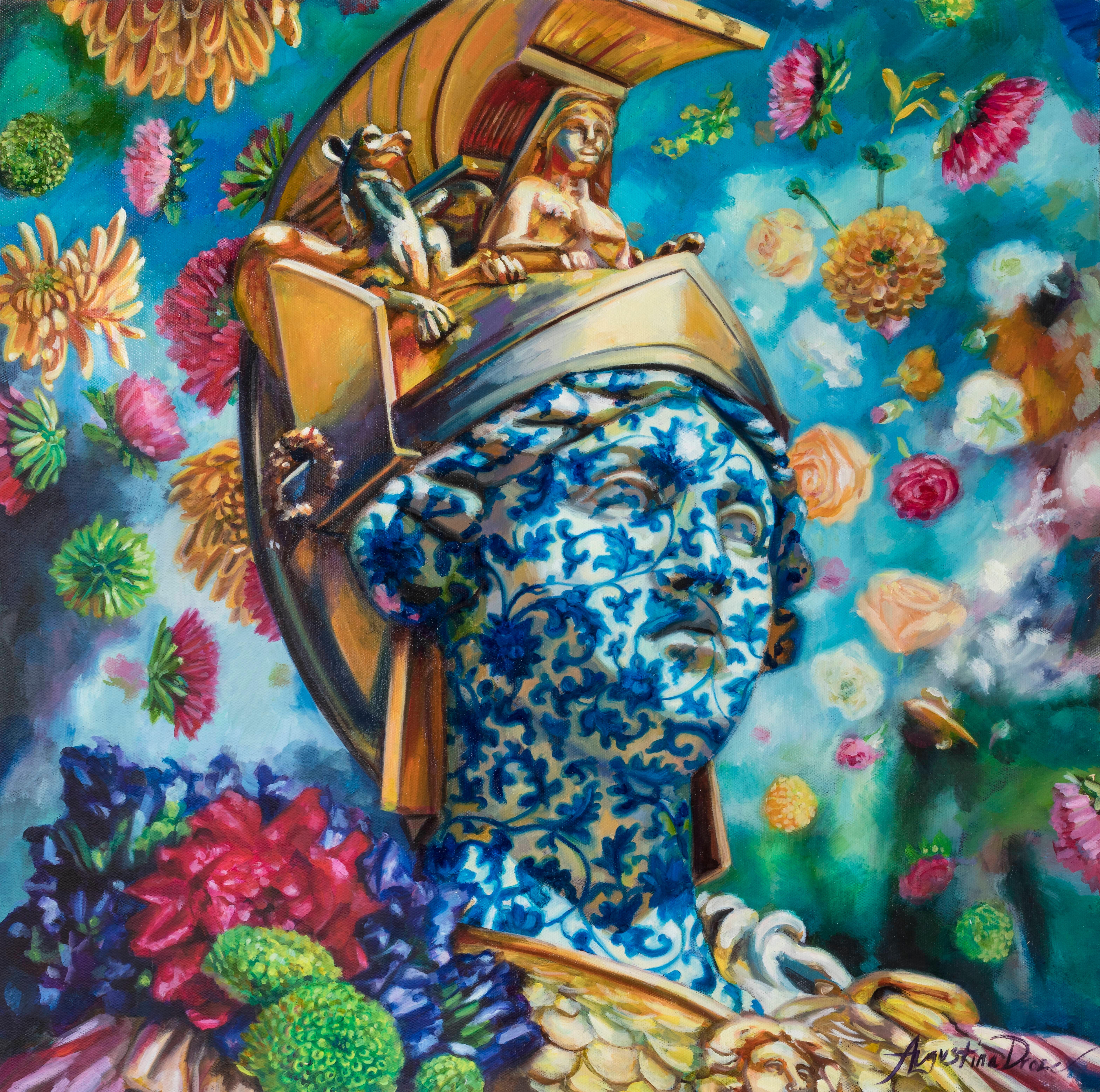 Animal Painting di Augustina Droze - Athena - 21st Century, Oil Painting, Realism, Animal world