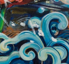 Liebespaar - 21. Jahrhundert, Ölgemälde, Realismus, Tierwelt