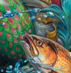 Sirenen - 21. Jahrhundert, Ölgemälde, Realismus, Tierwelt