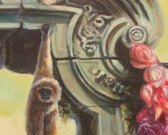 Zodiac Flora - 21ème siècle, peinture à l'huile, réalisme, monde animal