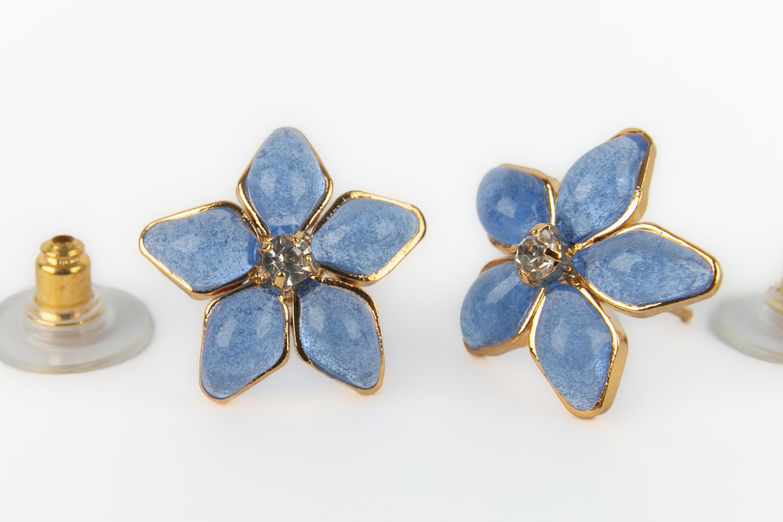 Femenino o masculino Pendientes azul Agustín en venta