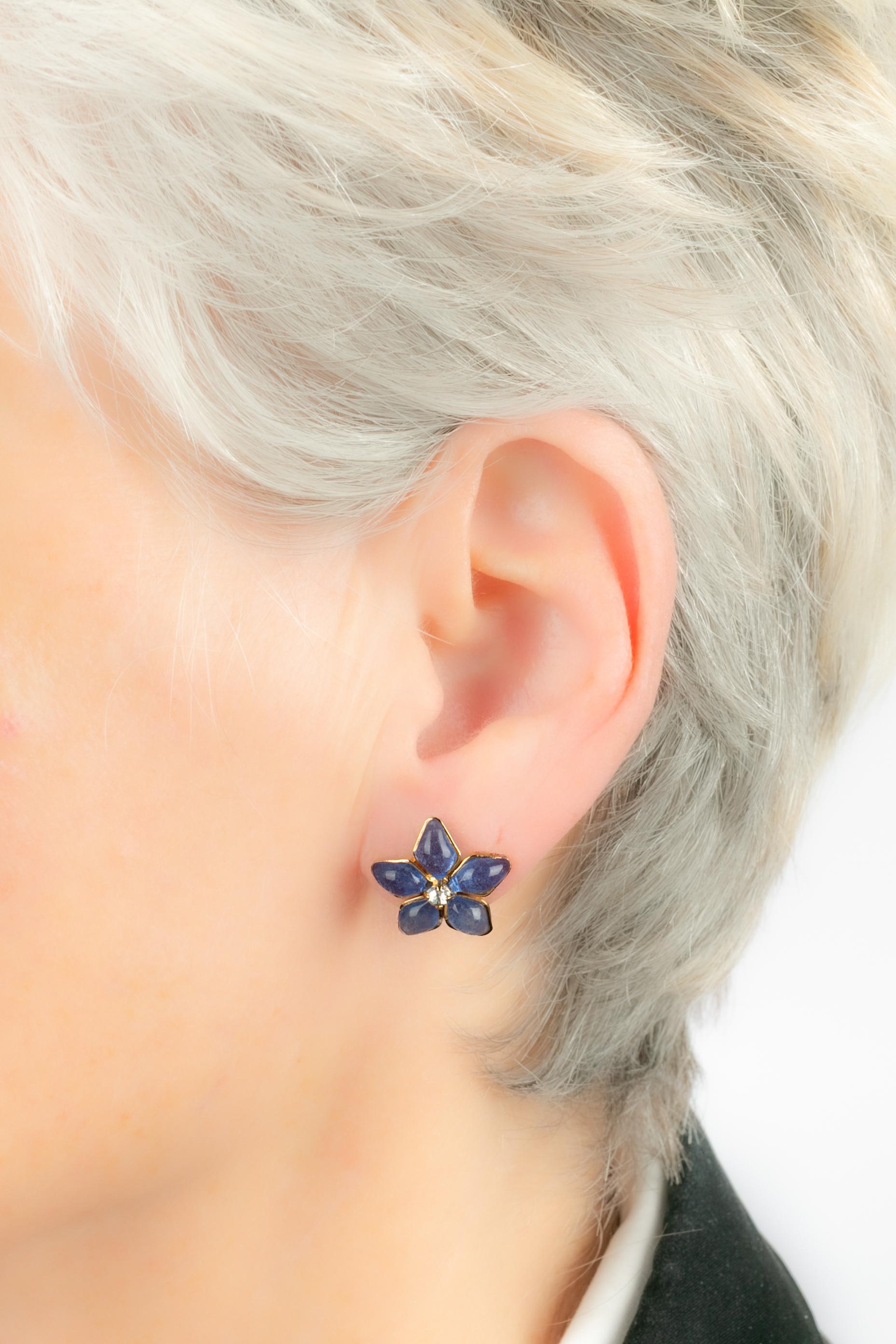 Pendientes azul Agustín en venta 2