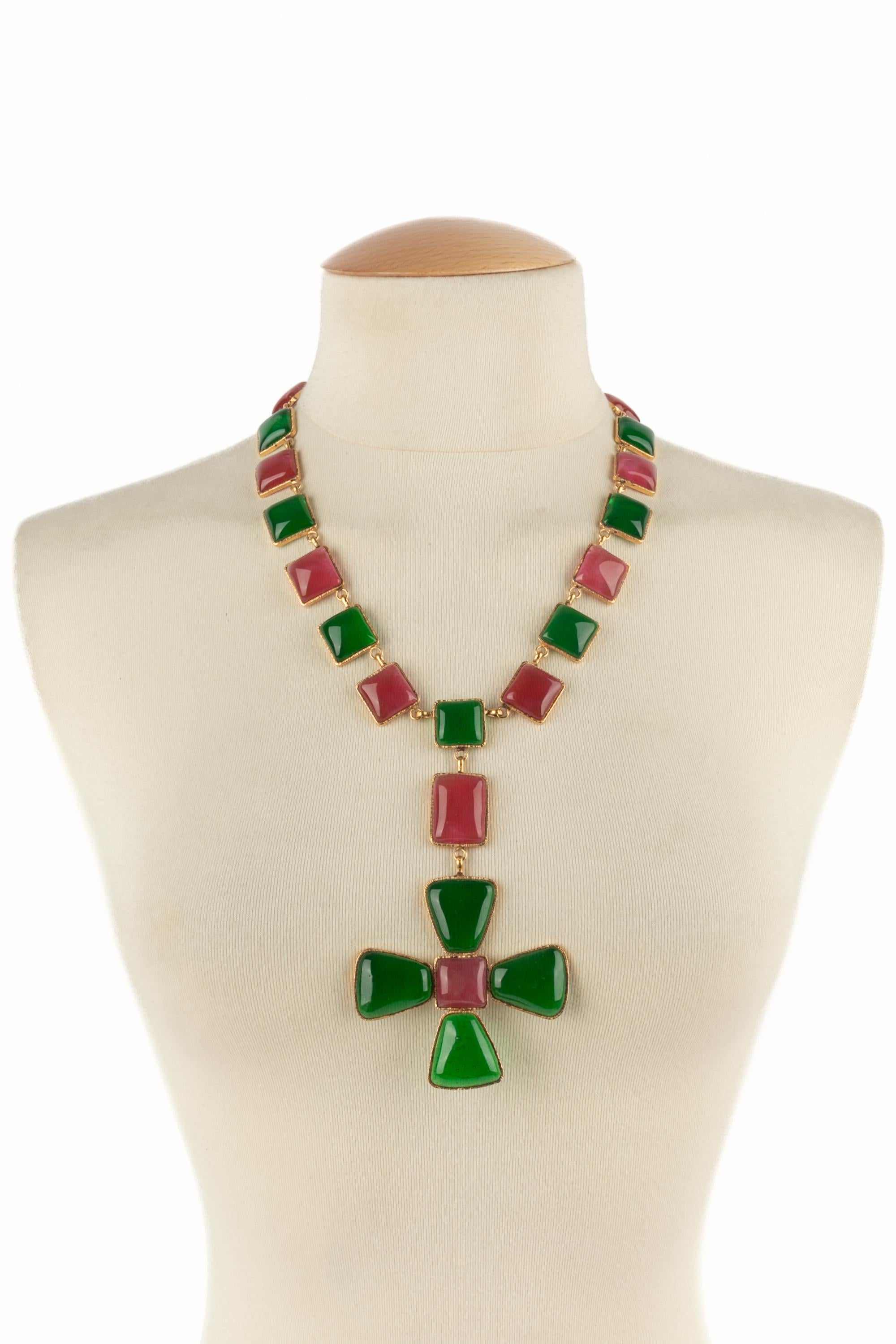 Augustinus Kreuz Halskette im Angebot 5