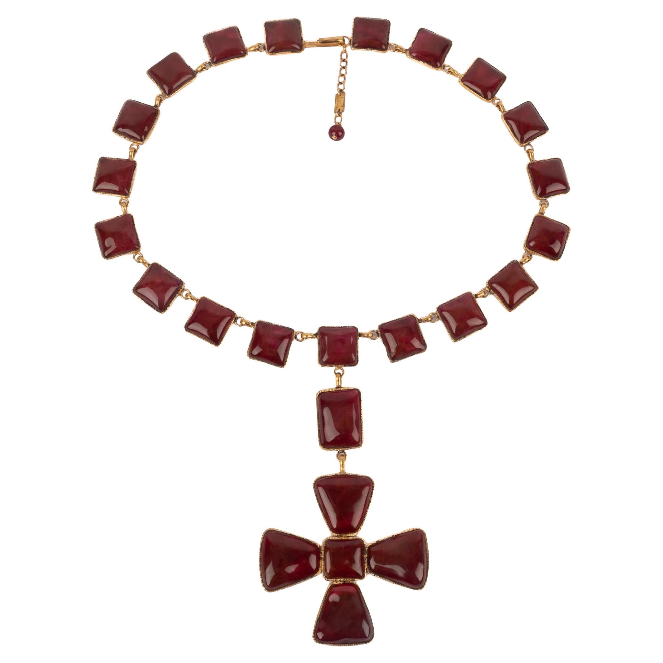 Collana con croce agostiniana