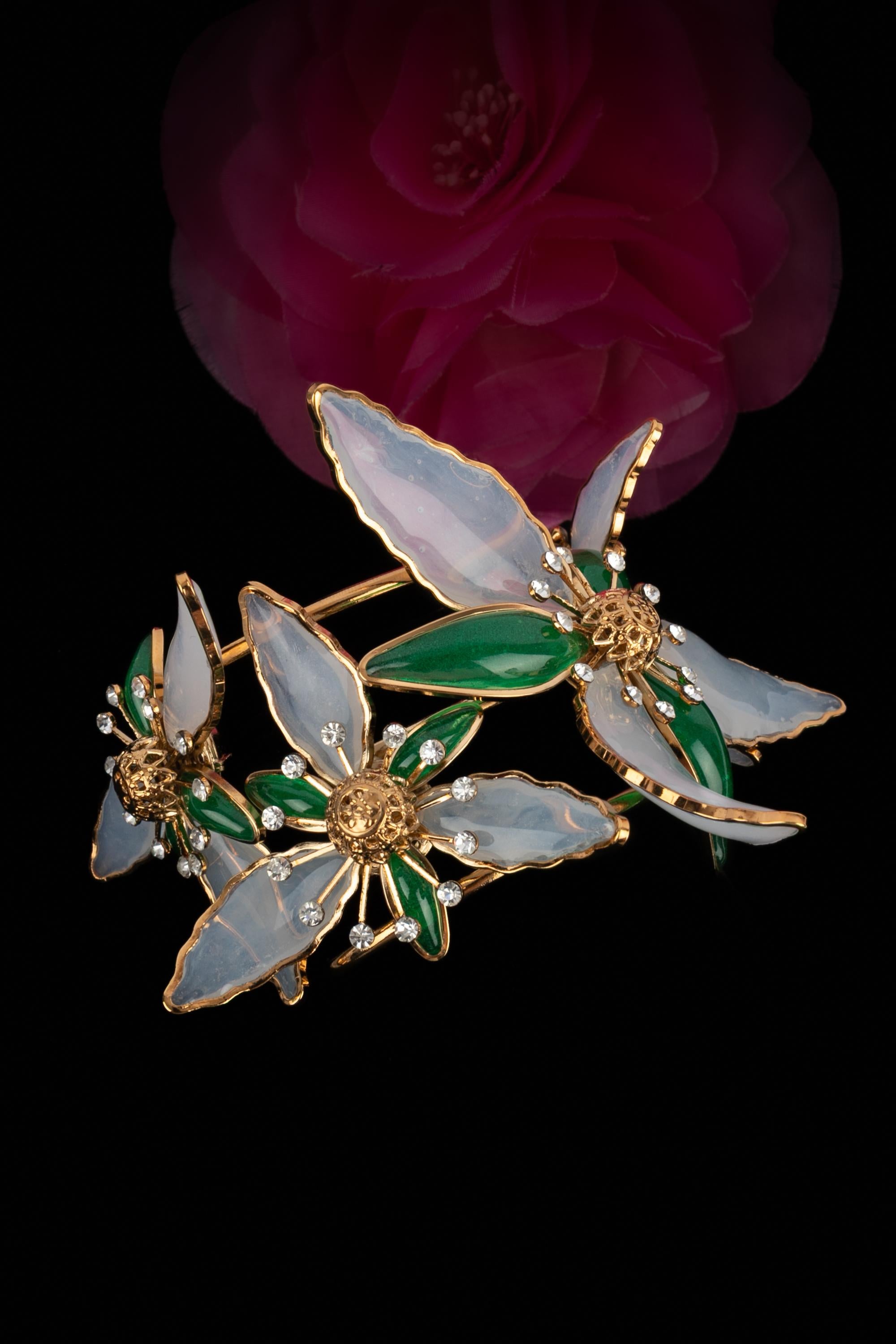 Bracelet de fleurs Augustine