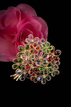 Augustine flower brooch