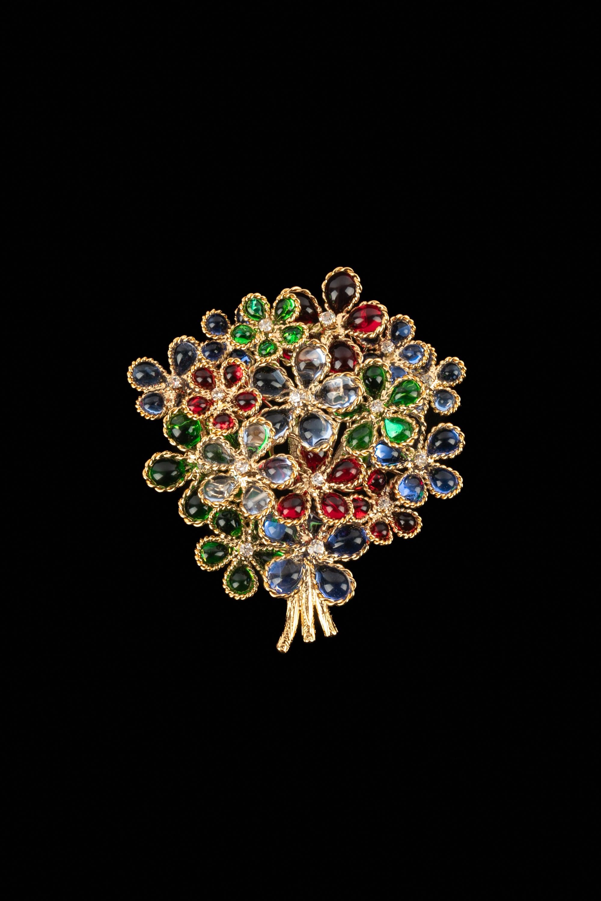 Augustine Flower Brooch - image 3