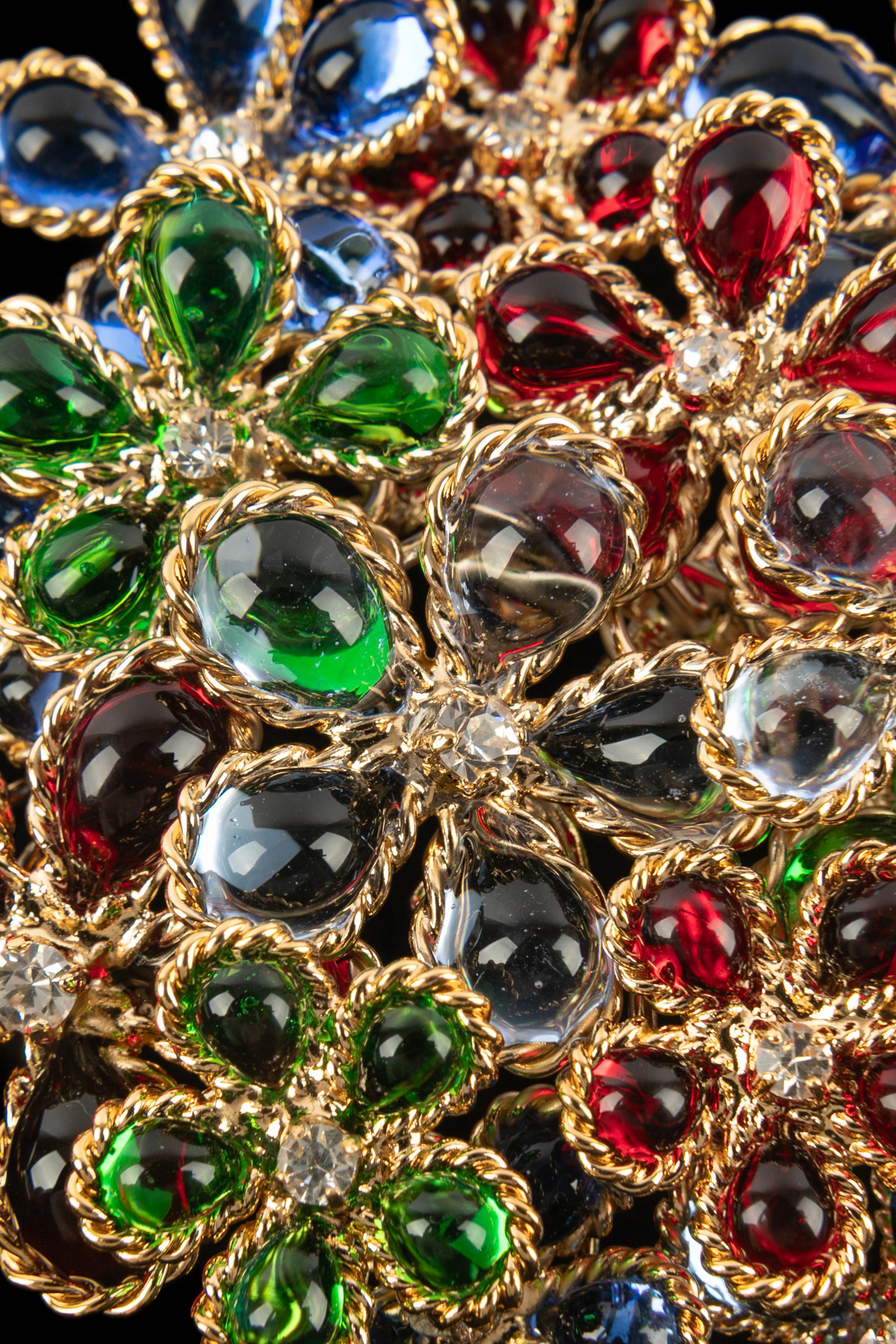 Augustine Flower Brooch - image 7