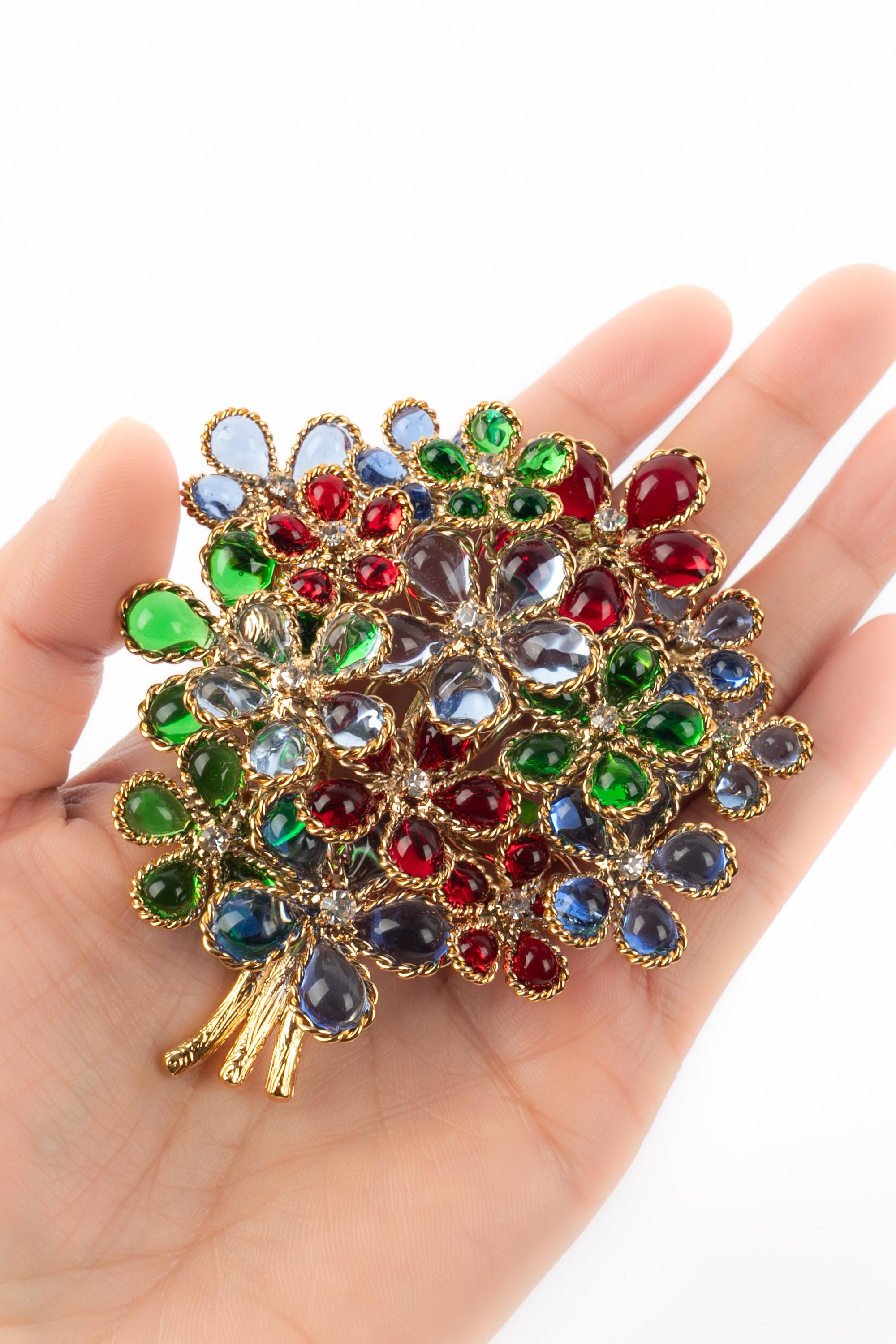 Augustine Flower Brooch - image 8