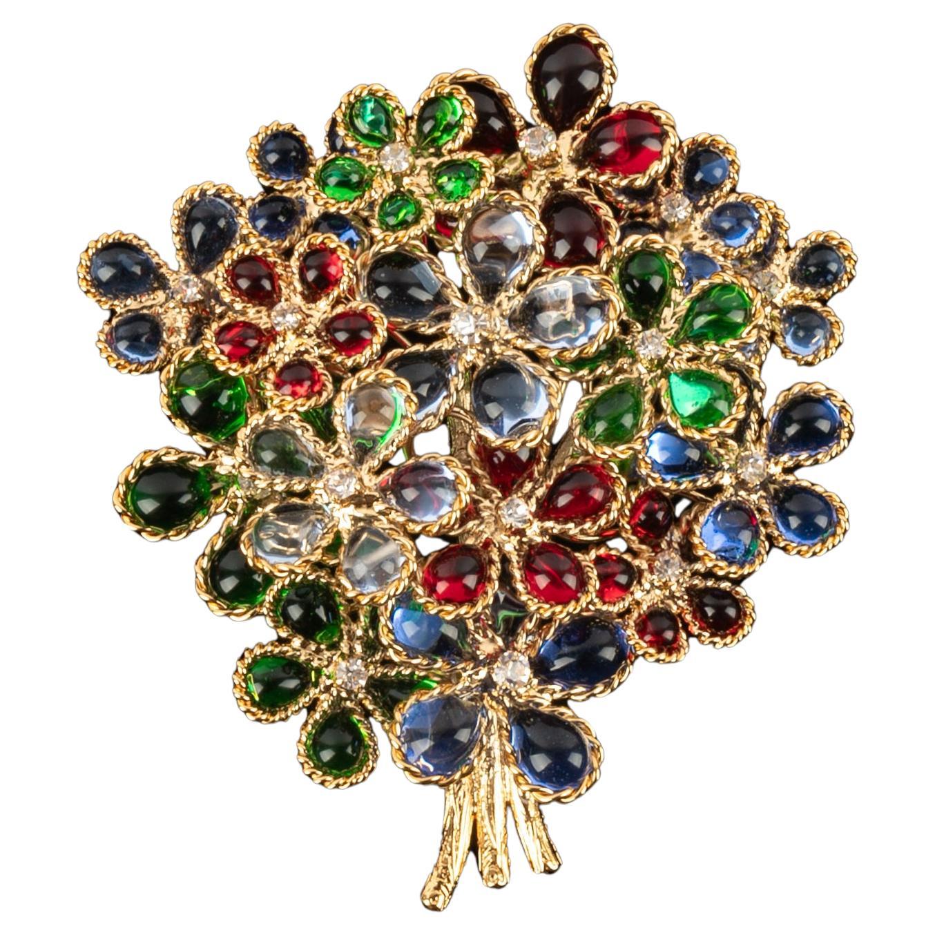 Broche flor de agosto en venta