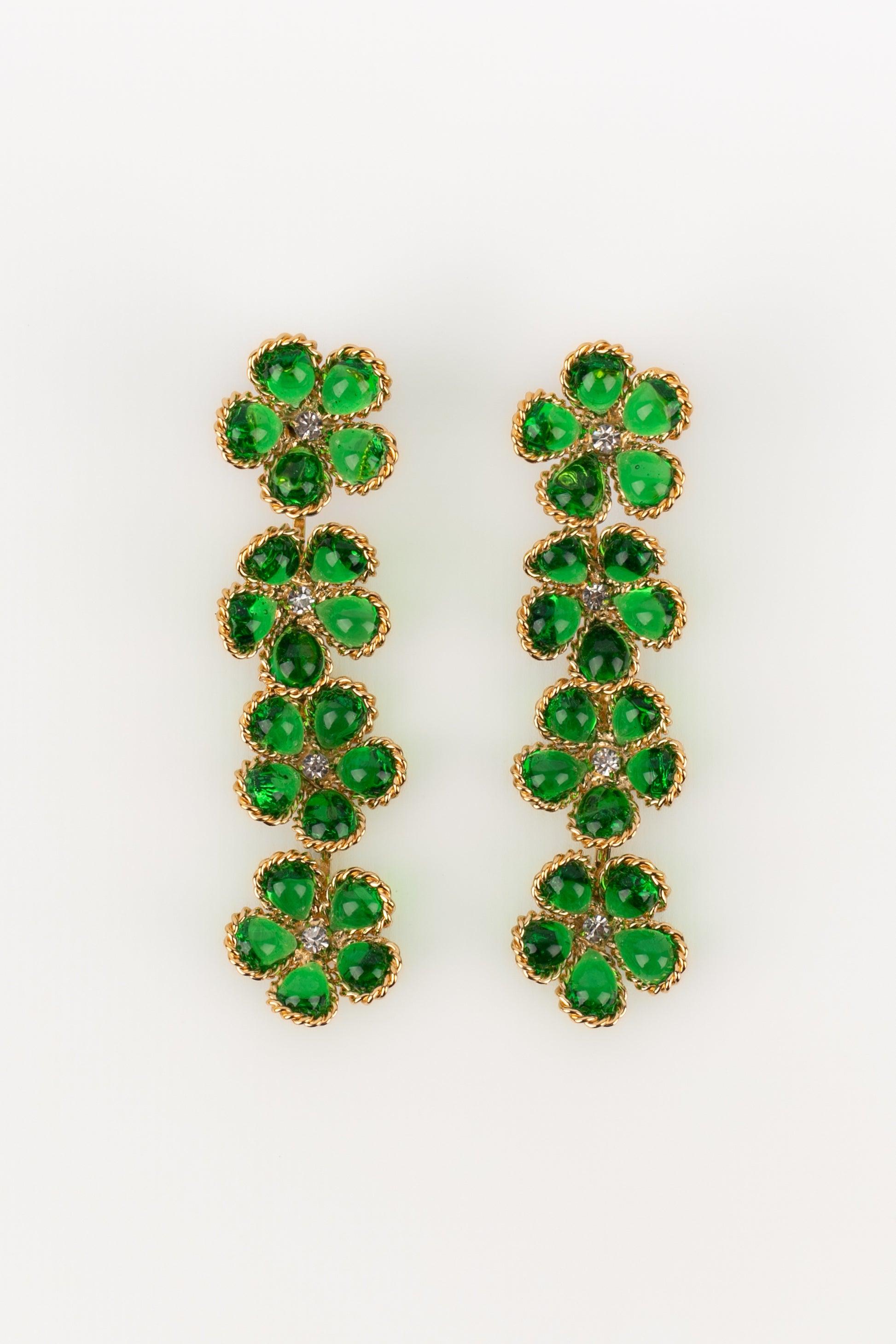 Augustine Flower Earrings For Sale