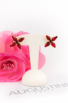 Augustine flower earrings
